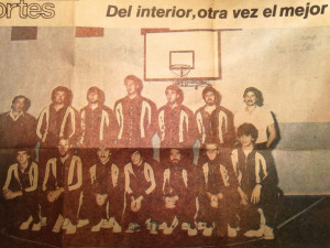 Parados de izquierda a derecha : R.De León ,F.Sollazzo,I.Rodriguez,M.Viola,A.Bremerman,Andrés Blanc, J.Oyhenart.Agachados de izquierda a derecha :E.Book,L.Campos,H.Bianchi,C.Vidal,W.Canziani,J.Manzini y J.Pereira.